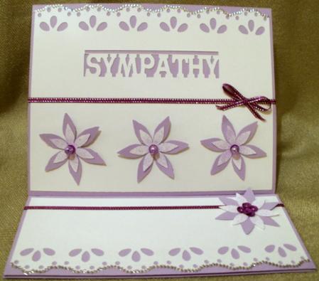 Sympathy Easel Card by Angela Blackmore