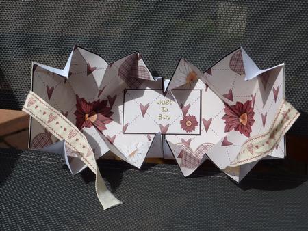 Exploding Card - Rustic Romance by Angela Butters