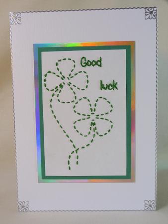4-leafed Clover Good Luck by Angela Butters