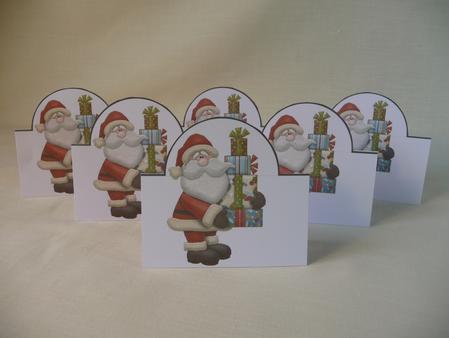 Santa & Gifts - Place Settings by Angela Butters