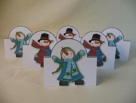 Snowmen 1 - Place Settings by Angela Butters