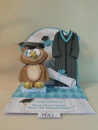 Pop Up Slider Card Kit - Graduation Success by Angela Butters