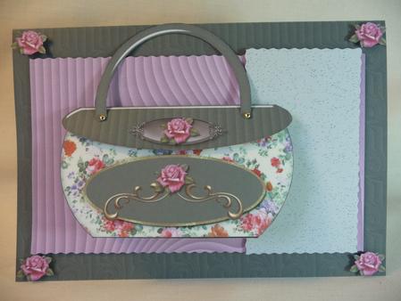 Floral Purse Card Kit by Angela Butters