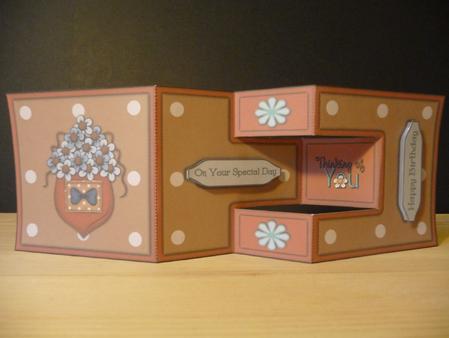 Flowers for You T-step Tri Fold by Angela Butters