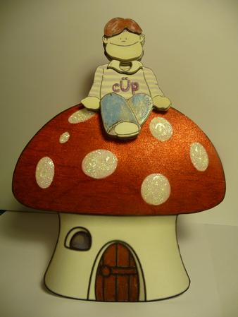 Toadstool Card by Angela Butters