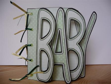 Baby Word Book Kit in Baby Mint by Angela Butters