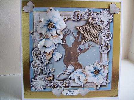 Christmas Cheer Card Topper  by Angela Holyday