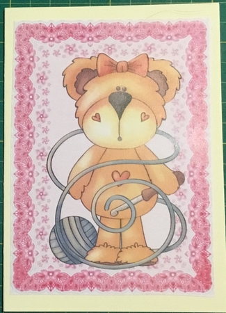 4 crochet bear toppers(American spelling) by Angela Riley