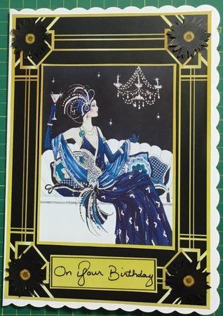 Art Deco Gold Sparkle by Angela Riley