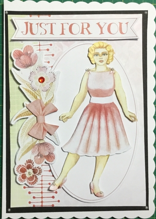 Retro Girl 3 by Angela Riley
