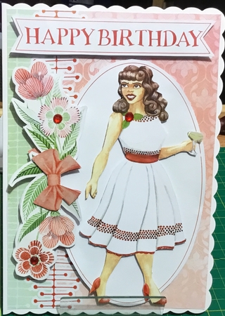 Retro Girl 5 by Angela Riley
