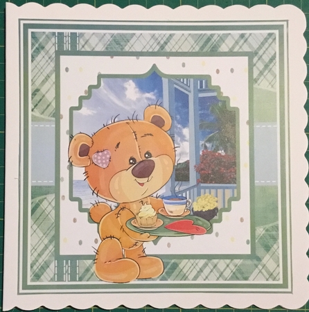 Teddy birthday Tea by Angela Riley