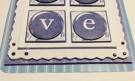 Love Squared Rounded Corner 3D Decoupage Card Kit by Angela Riley