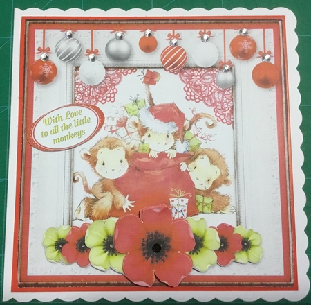 All Monkey Christmas Around Bumperkit 1532 by Angela Riley