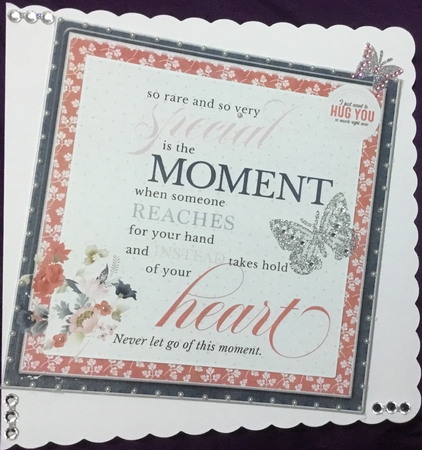 card front with a tag#4 by Angela Riley