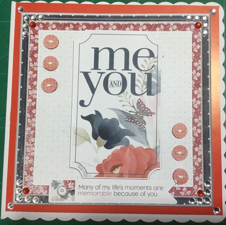 card front with a tag#5 by Angela Riley