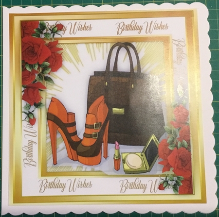 Birthday Shoes and Roses by Angela Riley