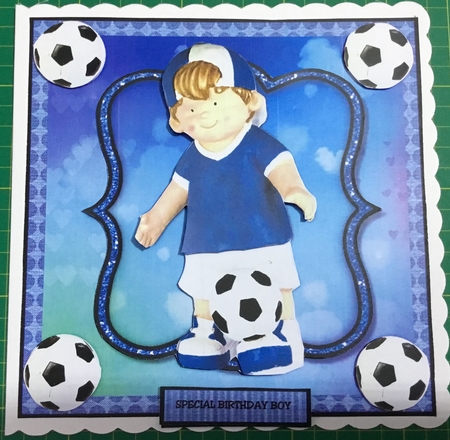 Birthday Boy Football Mini Kit by Angela Riley