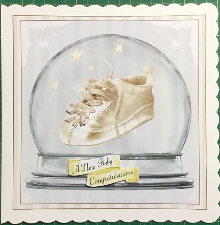 NEW BABY GLOBE UNISEX (gold) by Angela Riley