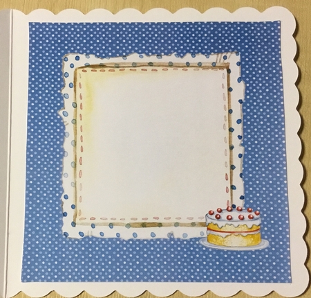 6x6 Teddy Bear card+insert#5 by Angela Riley
