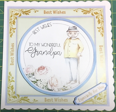 Best Wishes Grandpa by Angela Riley