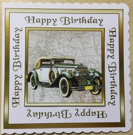 SC Old green car BD by Angela Riley