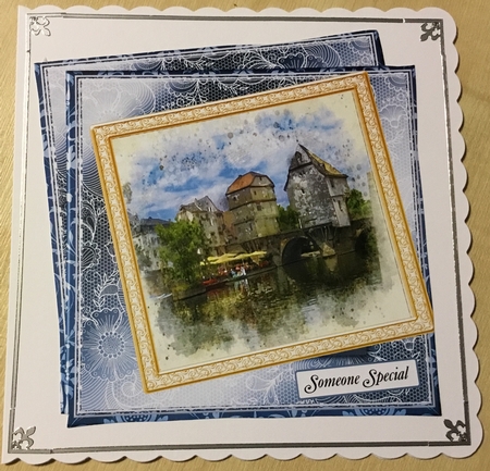 NEW YEAR STASH TOP UP DISTRESSED WATER SCENE by Angela Riley