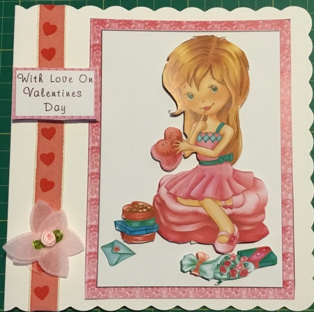 Valentine Cutie Quick Card by Angela Riley