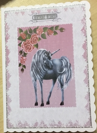 Blue and Pink Unicorn toppers  by Angela Riley