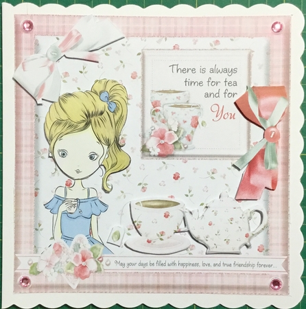 7 x 7 Tea For Two by Angela Riley