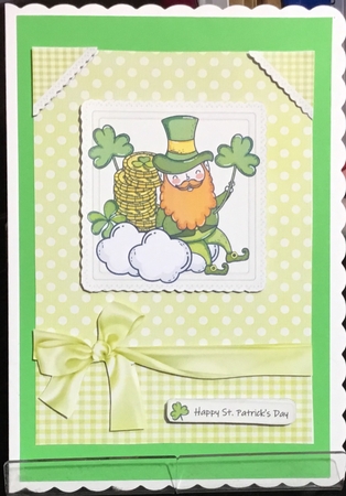 Cute little leprechaun by Angela Riley