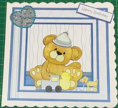 Baby bear first birthday by Angela Riley