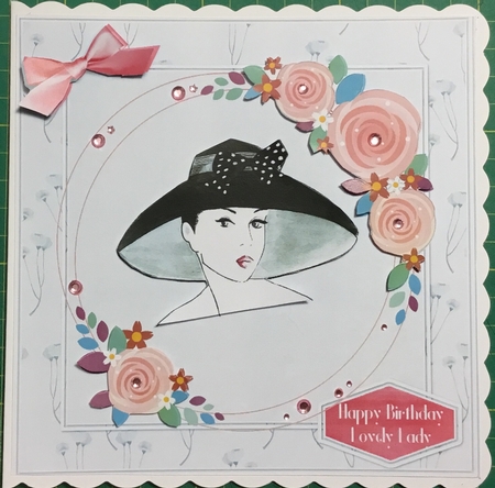 Lovely Lady - Happy Birthday by Angela Riley
