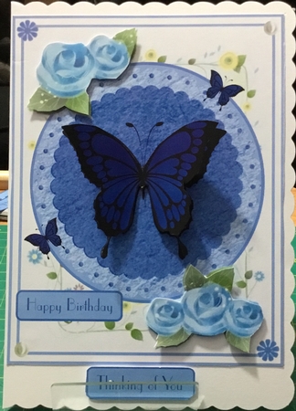 Happy birthday greeting card with butterflies Featured Gallery Photo