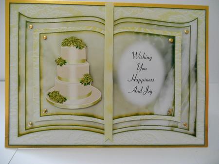 Cream Wedding 1 - Happiness and Joy - Book Sheet by Angela Riley