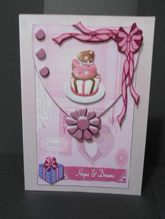 Hopes and Dreams Envelope Card Front by Angela Riley