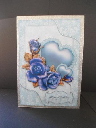 Mothers Day Floral Card Front by Angela Riley