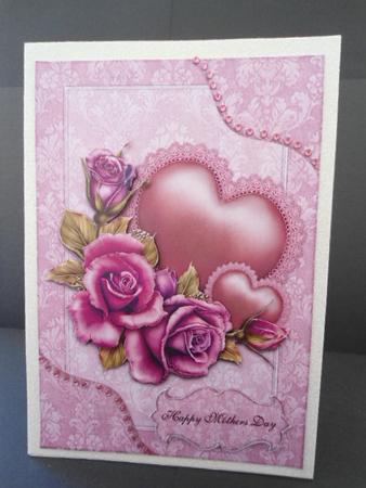 Floral Card Front by Angela Riley