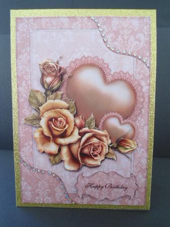Floral Card Front by Angela Riley