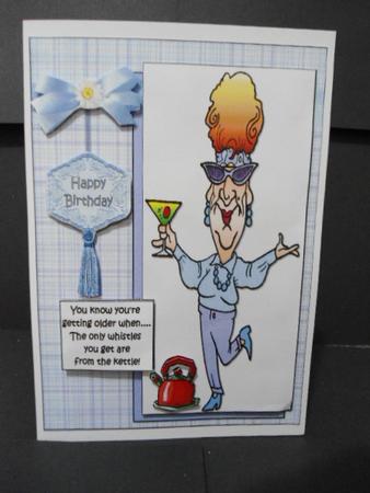 Edna Gets Whistles Quick Card by Angela Riley