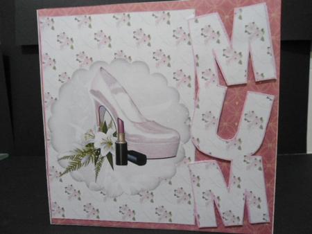 Mum Over the Edge Pretty Shoe by Angela Riley