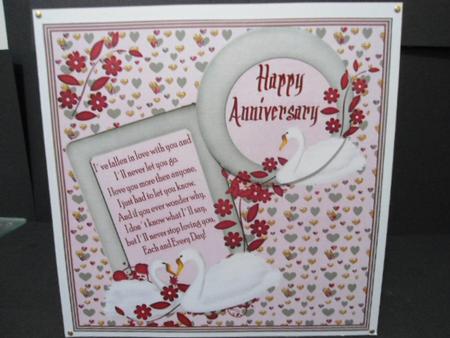Swan Love - Romance Birthday Anniversary by Angela Riley