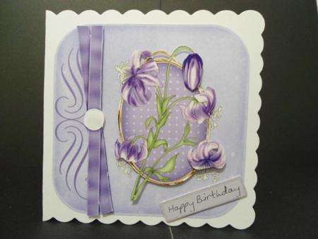Pendant of Flowers by Angela Riley