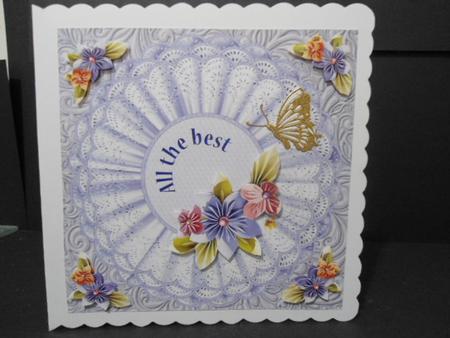 All the Best Card Front by Angela Riley