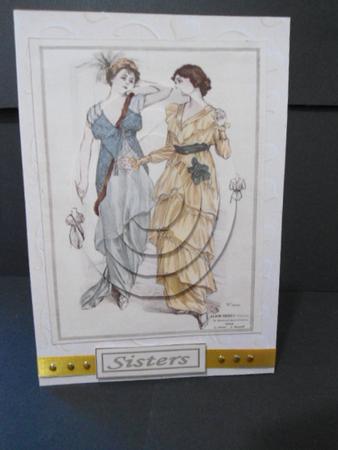 Vintage Followers of Fashion Oval Pyramid by Angela Riley