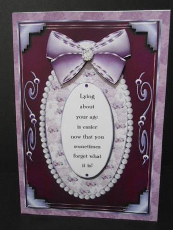 Birthday Humor Topper 1 by Angela Riley