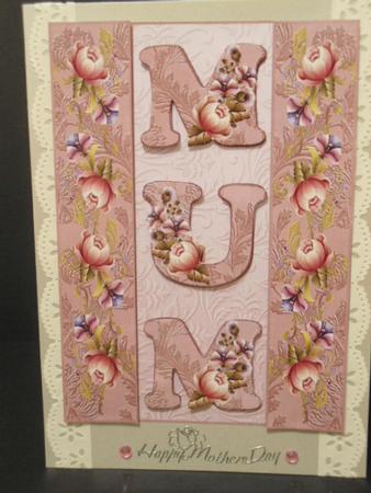 Mum Floral Tapestry by Angela Riley
