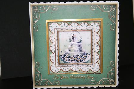 Blank Square Topper with Swirly Corners 7 by Angela Riley