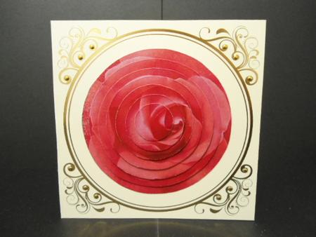 Floral Rose Circle Pyramid 2 by Angela Riley