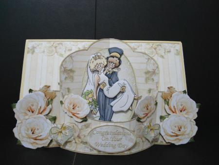 Wedding Push and Pull 3D Card Kit by Angela Riley